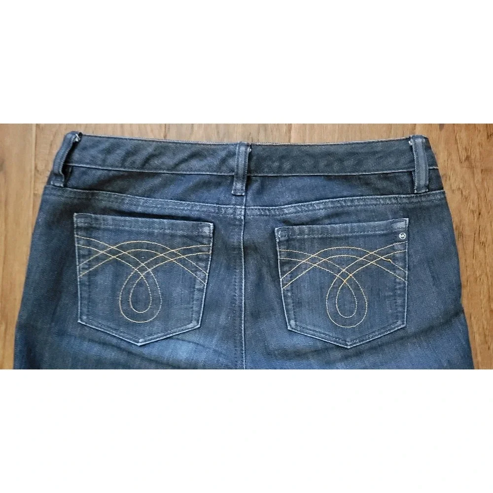Michael‎ Kors Women's Blue Dark Wash Skinny Jeans Size 0 28x31.5 Inseam